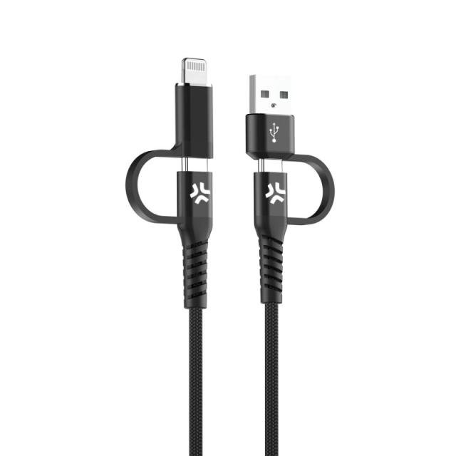 Celly - CABLE A+C A C+LIGHT 2M BK