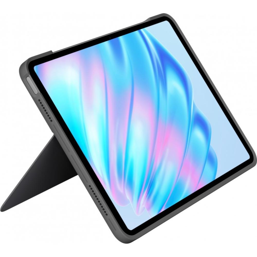 Logitech - Combo Touch, iPad Air 11 in (M2), iPad Air (4.ª y 5.ª Gen. - 2020, 2022), Funda con Teclado - Teclado retroiluminado