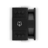 NOX - Hummer H-903 Procesador Refrigerador de aire 9,2 cm Negro
