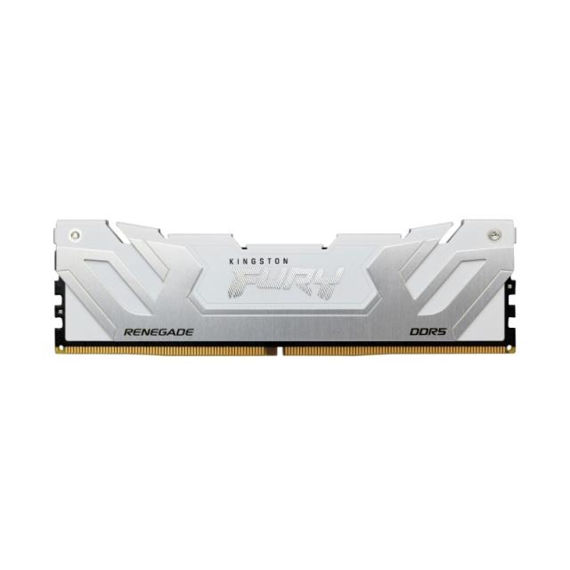 Kingston Technology - FURY 48GB 8400MT/s DDR5 CL40 CUDIMM (Kit of 2) Renegade White XMP