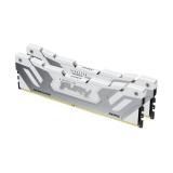 Kingston Technology - FURY 48GB 8400MT/s DDR5 CL40 CUDIMM (Kit of 2) Renegade White XMP