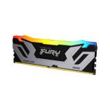 Kingston Technology - FURY 48GB 8400MT/s DDR5 CL40 CUDIMM (Kit de 2) Renegade RGB Silver XMP