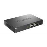 D-Link - DGS-1010MP/E switch No administrado L2 Gigabit Ethernet (10/100/1000) Energía sobre Ethernet (PoE) 1U Negro