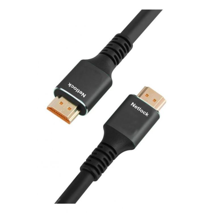 Netlock - CAB-HDMI8-10M cable HDMI HDMI tipo A (Estándar) Negro