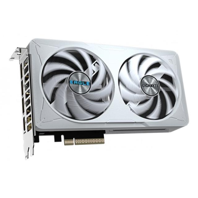 GIGABYTE - GeForce RTX 5060 EAGLE OC ICE 8G Tarjeta Gráfica - 8GB GDDR7, 128bit, PCI-E 5.0, 2550 MHz Frecuencia del núcleo, 3 x