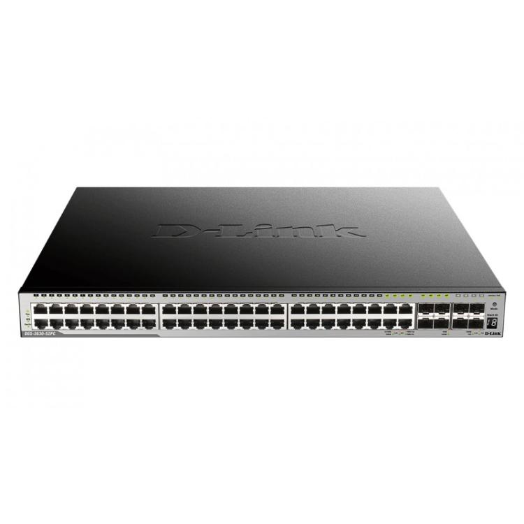 D-Link - DGS-3630-52TC/SI/E switch Gestionado L3 Gigabit Ethernet (10/100/1000) 1U Negro