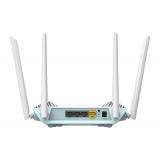 D-Link - EAGLE PRO AI AX1500 Smart Router router inalámbrico Gigabit Ethernet Doble banda (2,4 GHz / 5 GHz) Blanco