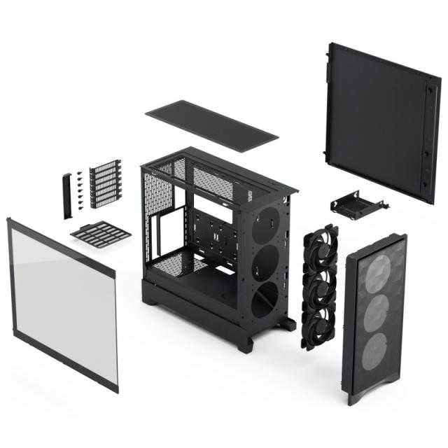 Fractal Design - Pop 2 Air Black TG Midi Tower Negro