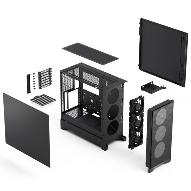 Fractal Design - Pop 2 Air Black Solid Midi Tower Negro
