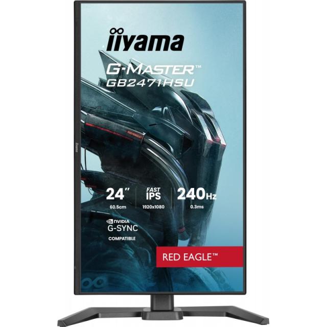 iiyama - G-MASTER GB2471HSU-B1 pantalla para PC 60,5 cm (23.8") 1920 x 1080 Pixeles Full HD Negro