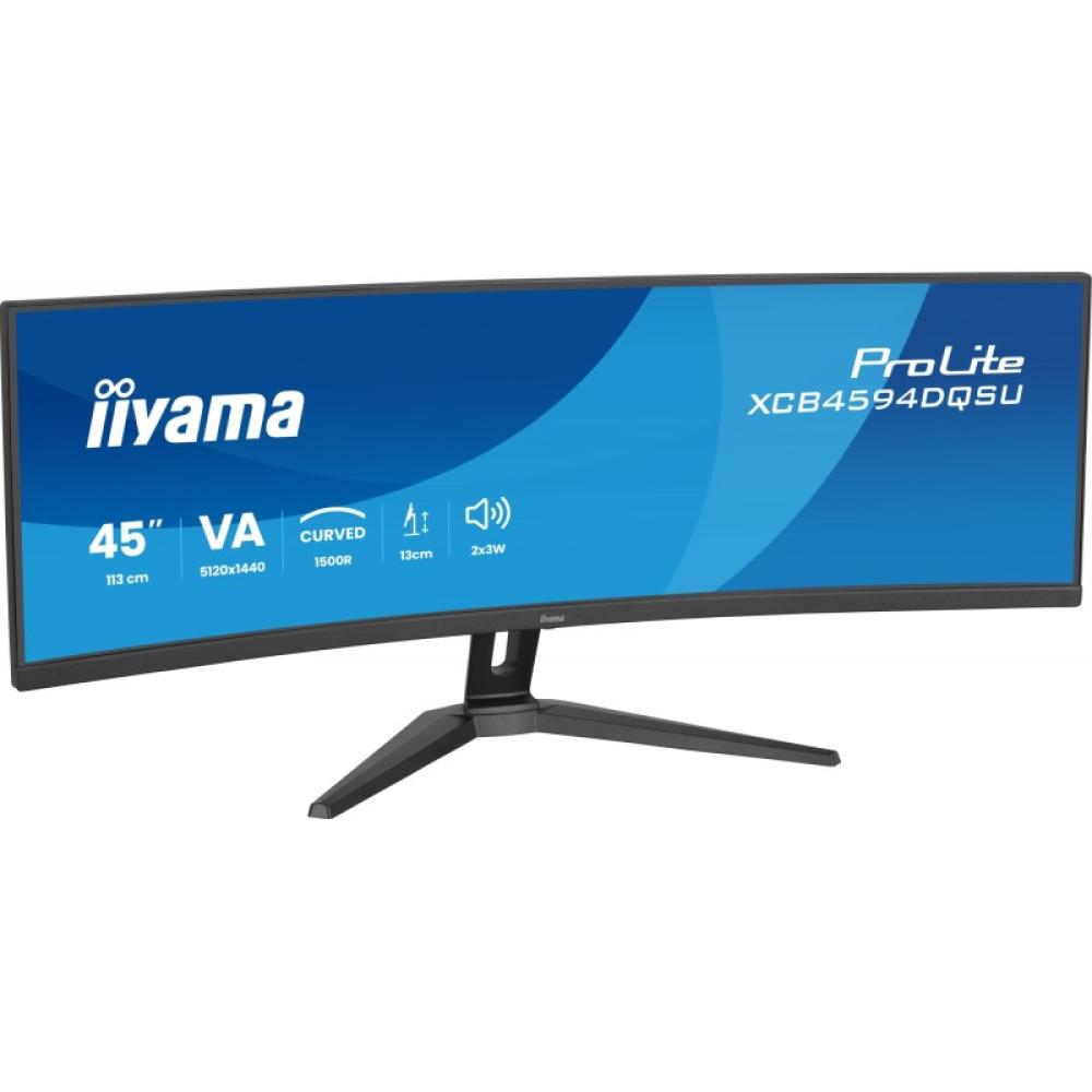 iiyama - ProLite XCB4594DQSU-B1 pantalla para PC 113 cm (44.5") 5120 x 1440 Pixeles Dual QHD LED Negro