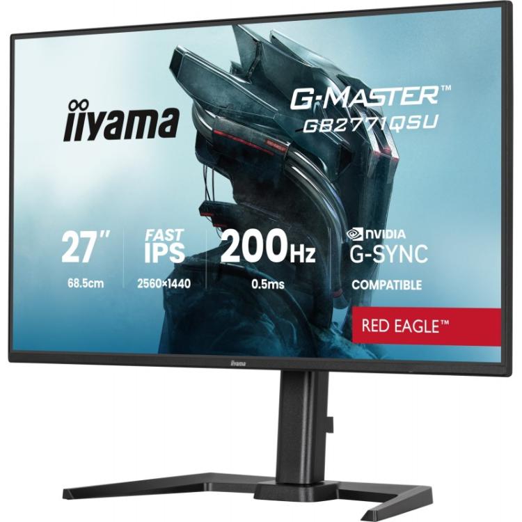 iiyama - G-MASTER GB2771QSU-B1 pantalla para PC 68,6 cm (27") 2560 x 1440 Pixeles Wide Quad HD Negro