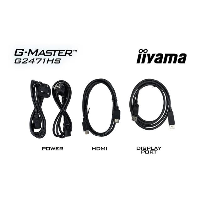 iiyama - G-MASTER G2471HS-B1 pantalla para PC 60,5 cm (23.8") 1920 x 1080 Pixeles Full HD Negro