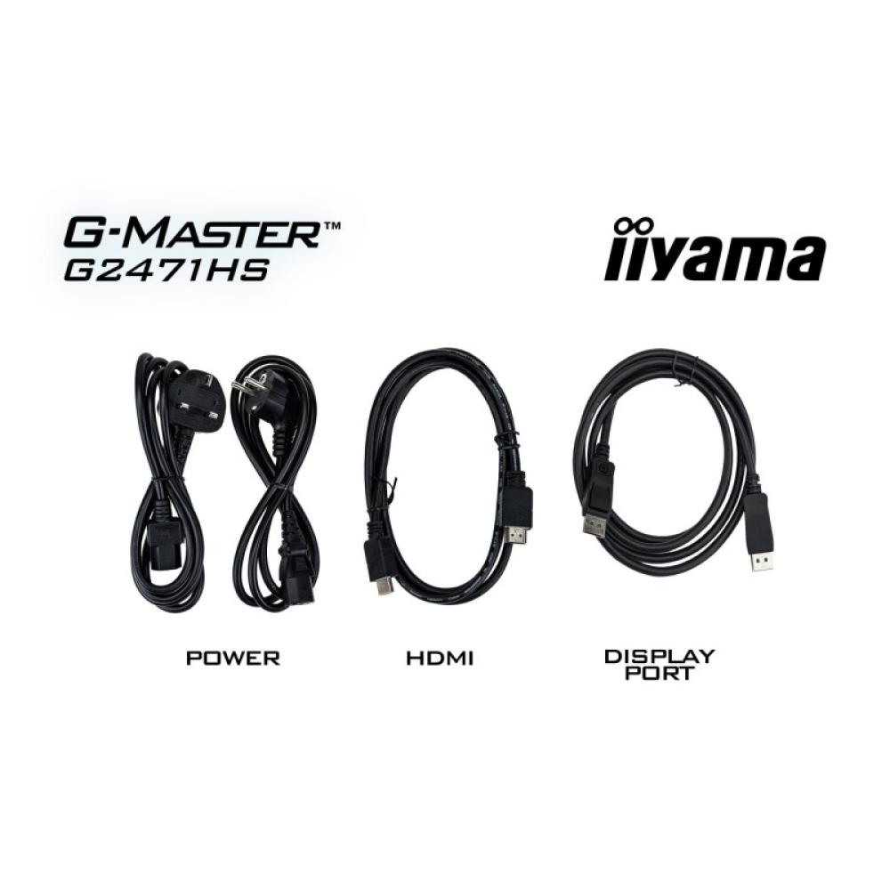 iiyama - G-MASTER G2471HS-B1 pantalla para PC 60,5 cm (23.8") 1920 x 1080 Pixeles Full HD Negro