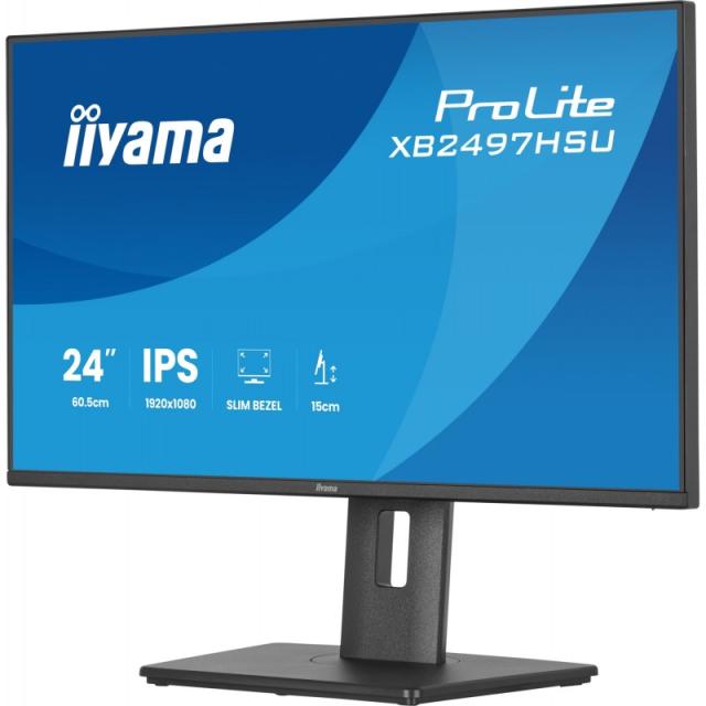 iiyama - ProLite XB2497HSU-B1 pantalla para PC 60,5 cm (23.8") 1920 x 1080 Pixeles Full HD LED Negro