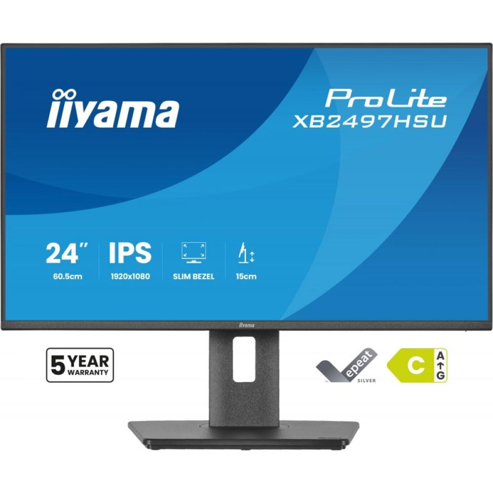 iiyama - ProLite XB2497HSU-B1 pantalla para PC 60,5 cm (23.8") 1920 x 1080 Pixeles Full HD LED Negro