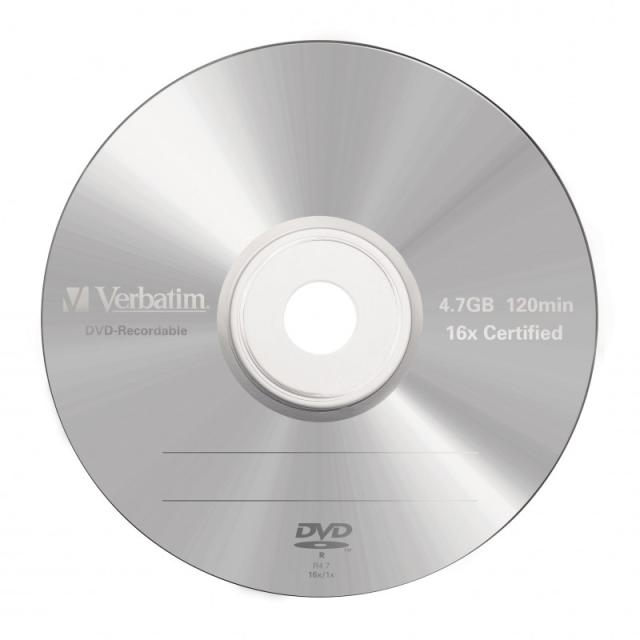 Verbatim - DVD-R Matt Silver 4,7 GB 5 pieza(s)