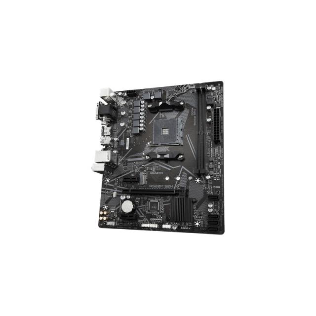 GIGABYTE - Placa base A520M S2H - Soporta CPUs AMD Ryzen serie 5000 AM4, VRM digital puro de 4+3 fases, hasta 5100MHz DDR4 (OC),