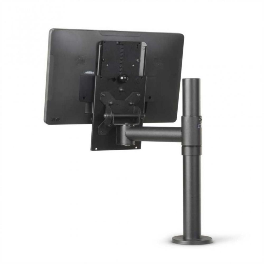 Ergonomic Solutions - SpacePole POS SPV1101-FX-02 accesorio para terminal de punto de venta Negro Metal 75 x 75 mm 100 x 100 mm