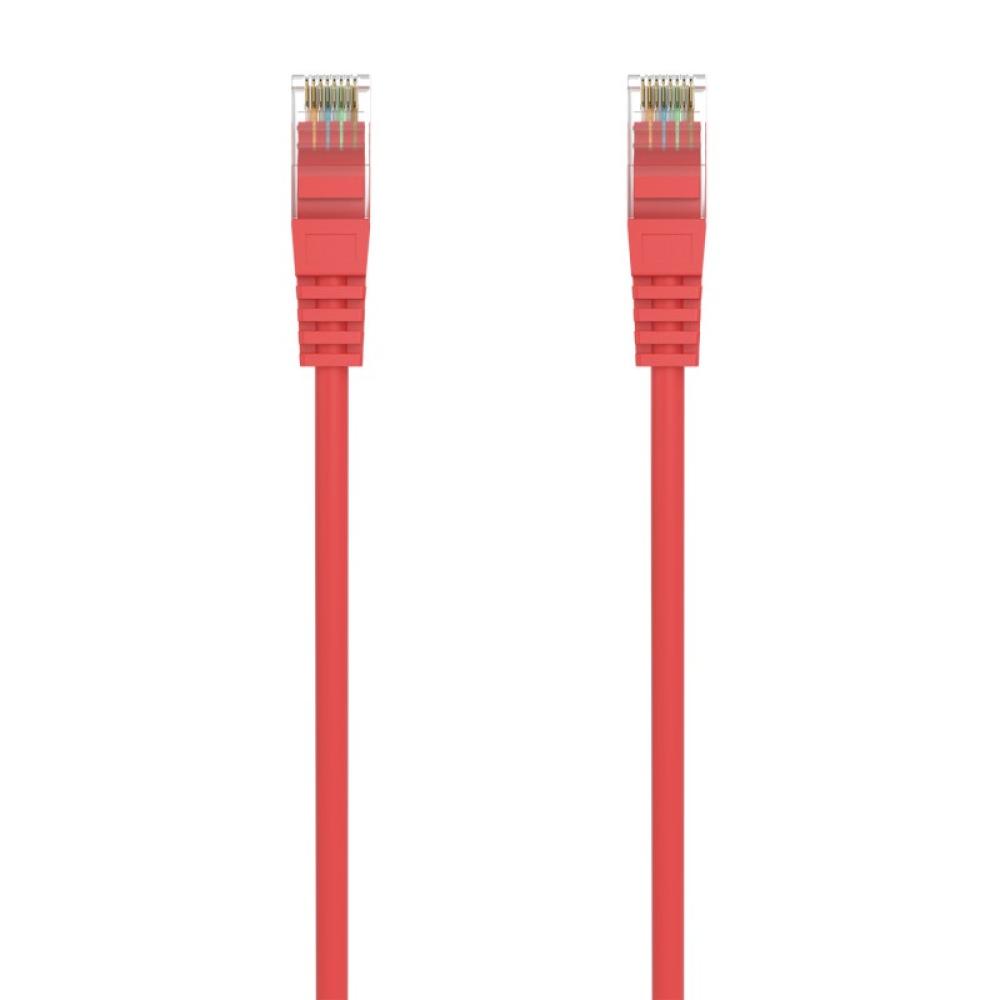 AISENS - Cable de Red Latiguillo RJ45 LSZH Cat.6A 500 Mhz UTP AWG24, Rojo, 1.5M