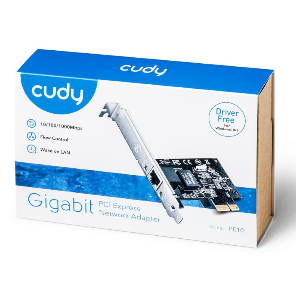 Cudy - PE10 adaptador y tarjeta de red Interno Ethernet 1000 Mbit/s