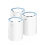 Cudy - M1200 3-PACK sistema Wi-Fi Mesh (Wi-Fi en malla) Doble banda (2,4 GHz / 5 GHz) Wi-Fi 5 (802.11ac) Blanco 1 Interno