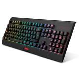 Krom - KABALA teclado Ratón incluido Juego RF inalámbrico QWERTY Español Negro