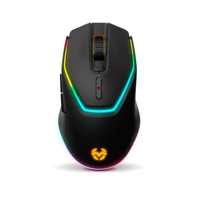 Krom - KABALA teclado Ratón incluido Juego RF inalámbrico QWERTY Español Negro