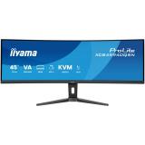 iiyama - G-MASTER 45"LCD Curved Bus. UWQHD pantalla para PC 113 cm (44.5") 5120 x 1440 Pixeles Dual QHD LED Negro