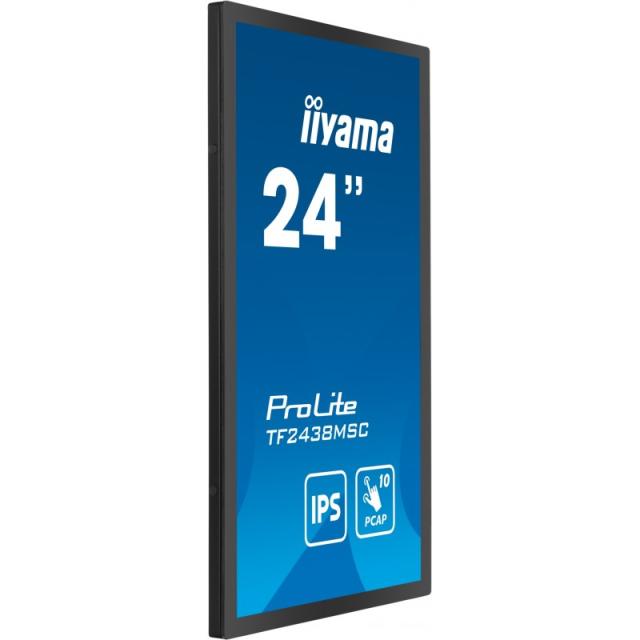 iiyama - TF2438MSC-B1 pantalla para PC 60,5 cm (23.8") 1920 x 1080 Pixeles Full HD LED Pantalla táctil Negro