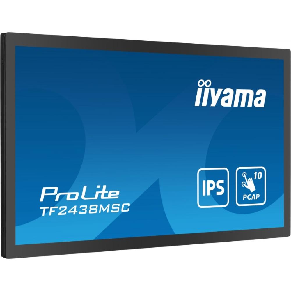 iiyama - TF2438MSC-B1 pantalla para PC 60,5 cm (23.8") 1920 x 1080 Pixeles Full HD LED Pantalla táctil Negro