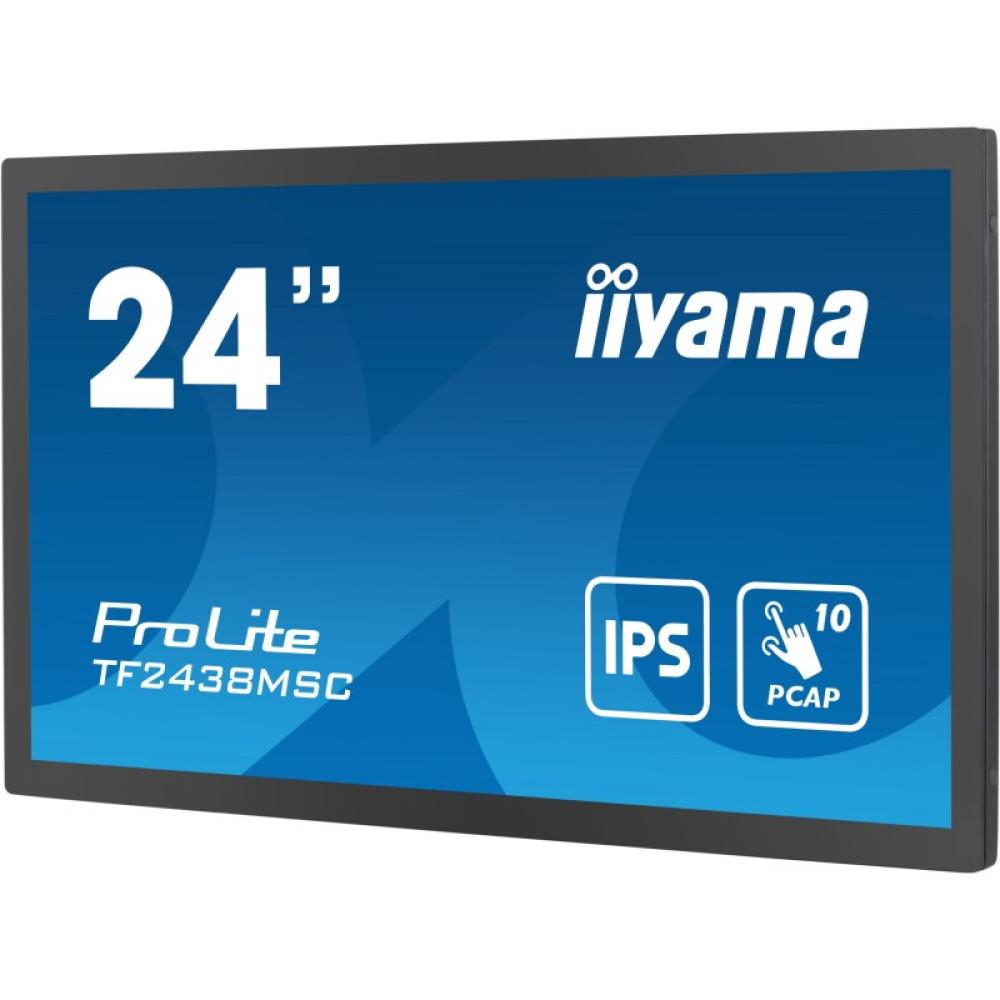 iiyama - TF2438MSC-B1 pantalla para PC 60,5 cm (23.8") 1920 x 1080 Pixeles Full HD LED Pantalla táctil Negro
