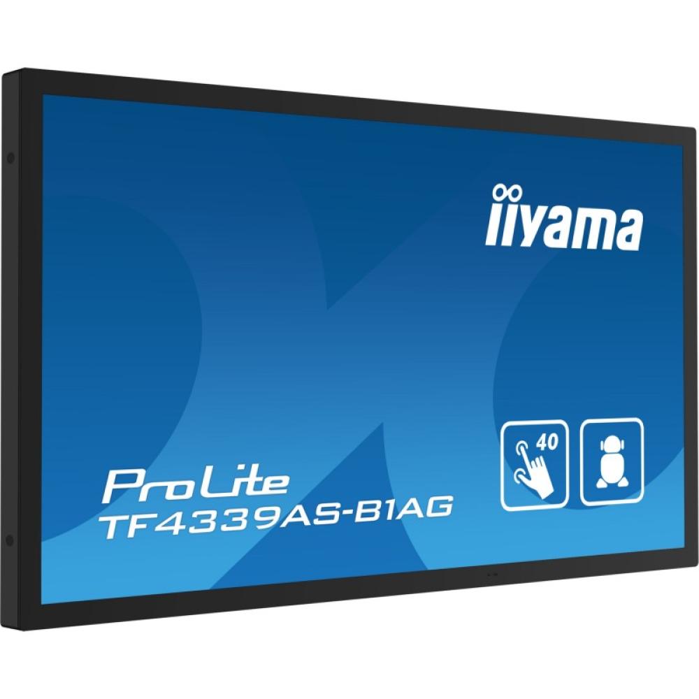 iiyama - TF4339AS-B1AG pantalla para PC 108 cm (42.5") 3840 x 2160 Pixeles 4K Ultra HD LED Pantalla táctil Negro