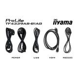 iiyama - TF4339AS-B1AG pantalla para PC 108 cm (42.5") 3840 x 2160 Pixeles 4K Ultra HD LED Pantalla táctil Negro