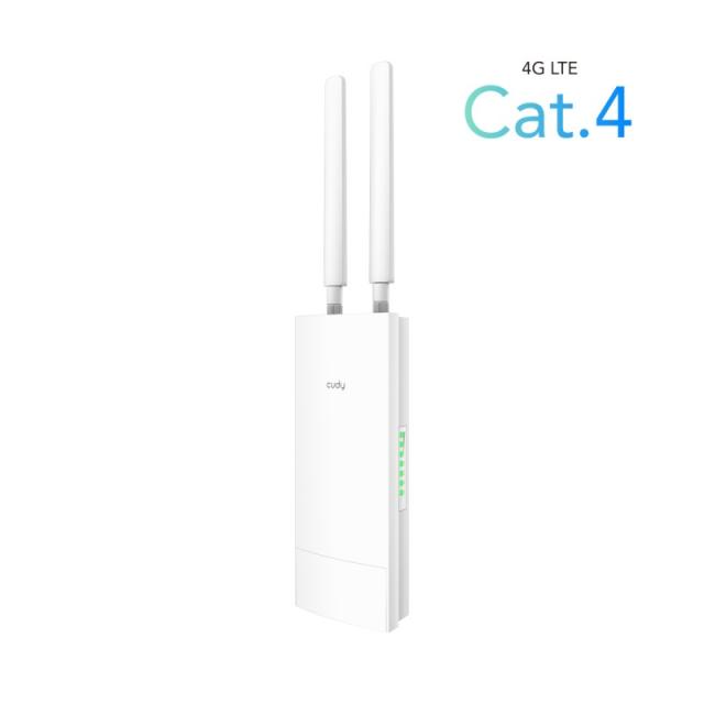 Cudy - LT400 router inalámbrico Ethernet rápido Banda única (2,4 GHz) 4G Blanco
