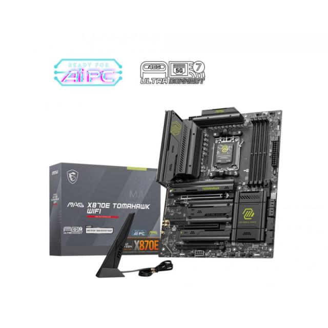 MSI - MAG X870E TOMAHAWK WIFI placa base AMD X870E Zócalo AM5 ATX