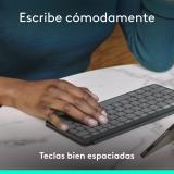 Logitech - Keys-To-Go 2, teclado inalámbrico portátil para iPad con tapa integrada, estilizado y compacto, para iPad, iPhone, Ma