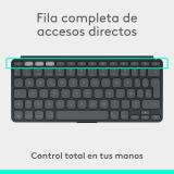 Logitech - Keys-To-Go 2, teclado inalámbrico portátil para iPad con tapa integrada, estilizado y compacto, para iPad, iPhone, Ma