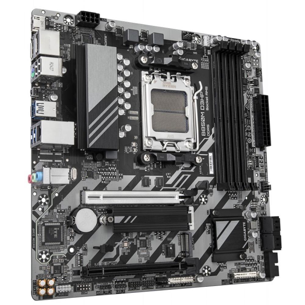 GIGABYTE - B850M D3HP Placa Base - Procesadores AMD Ryzen Serie 9000, 5+2+2 fases VRM digitales, hasta 8200MHz DDR5 (OC), 1xPCIe