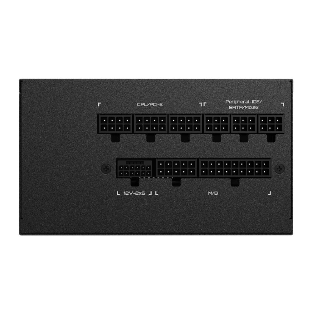 GIGABYTE - UD1000GM PG5 V2 Fuente de Alimentación – PCIe Gen 5.1, 80 PLUS Gold, Diseño completamente modular, Ventilador de 120