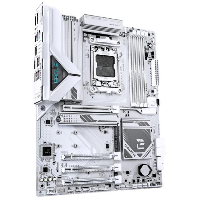 GIGABYTE - B850 EAGLE ICE Placa Base – Procesadores AMD Ryzen serie 9000, VRM digital de 8+2+2 fases, hasta 8200 MHz DDR5 (O.C),