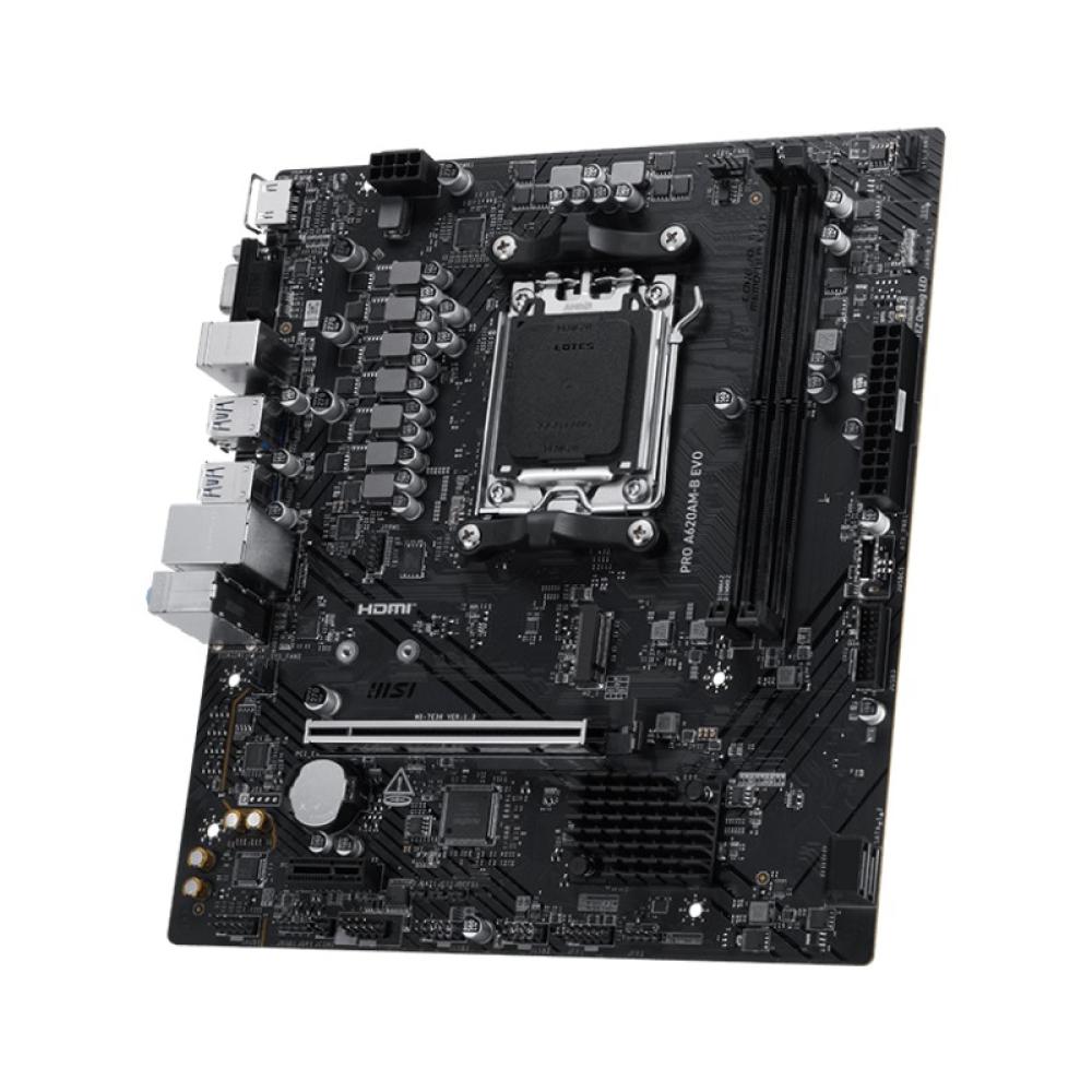 MSI - PRO A620AM-B EVO placa base AMD A620A Zócalo AM5 ATX