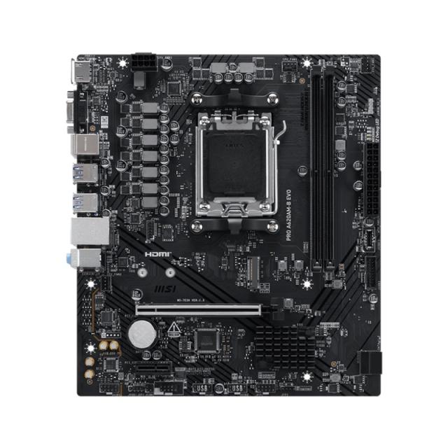 MSI - PRO A620AM-B EVO placa base AMD A620A Zócalo AM5 ATX