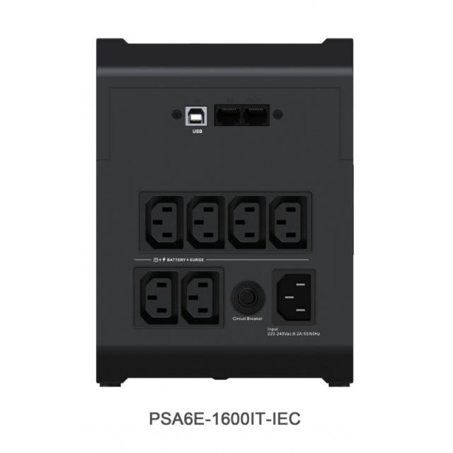 Vertiv - PSA6E-1600IT-IEC sistema de alimentación ininterrumpida (UPS) Línea interactiva 1,6 kVA 925 W 6 salidas AC