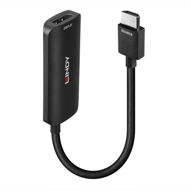 Lindy - 38329 adaptador de cable de vídeo 0,157 m HDMI tipo A (Estándar) DisplayPort Negro