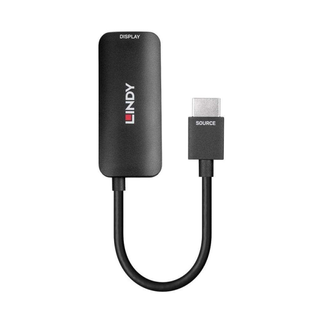 Lindy - 38329 adaptador de cable de vídeo 0,157 m HDMI tipo A (Estándar) DisplayPort Negro
