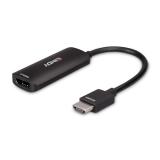 Lindy - 38329 adaptador de cable de vídeo 0,157 m HDMI tipo A (Estándar) DisplayPort Negro