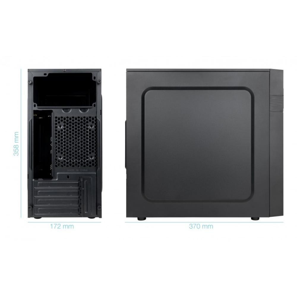 TooQ - Caja Minitorre Micro-ATX “ISOBOX ULTRA”, Negra
