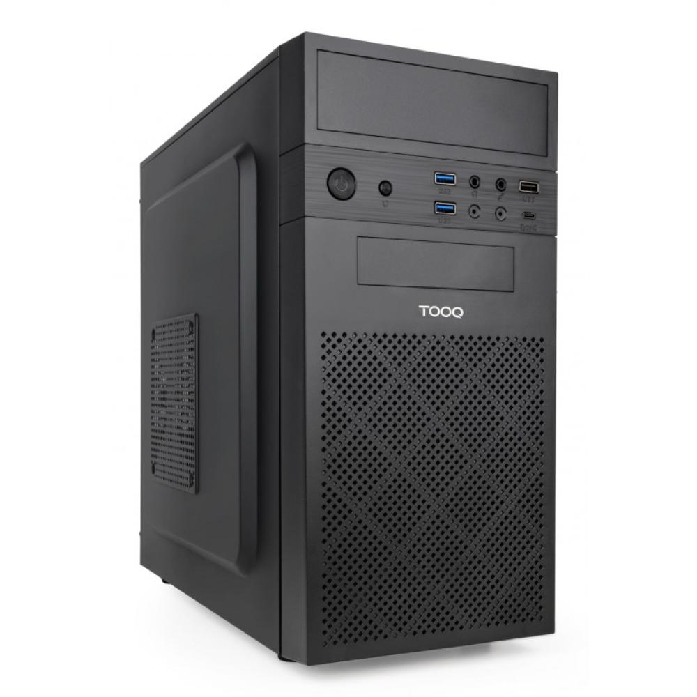 TooQ - Caja Minitorre Micro-ATX “ISOBOX ULTRA”, Negra