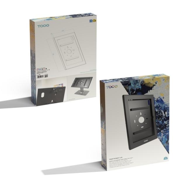 TooQ - Marco Antirrobo para Tablets de 14,6”, Negro